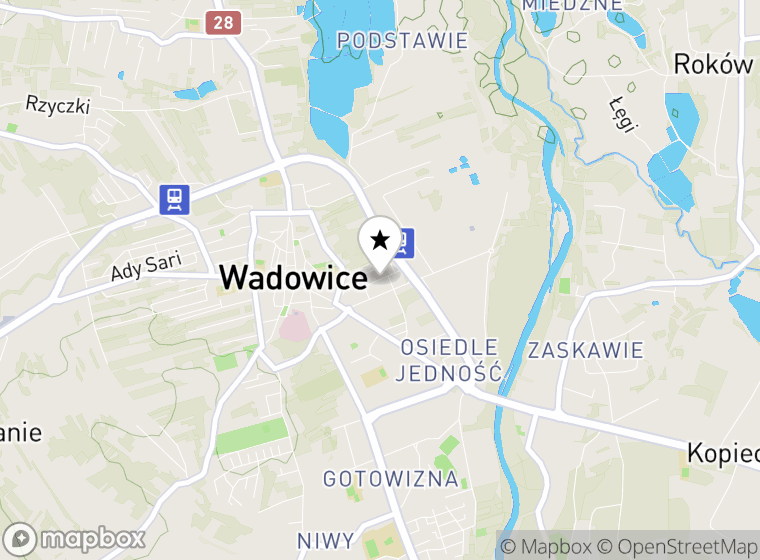 Hulajnogi elektryczne Wadowice mapa