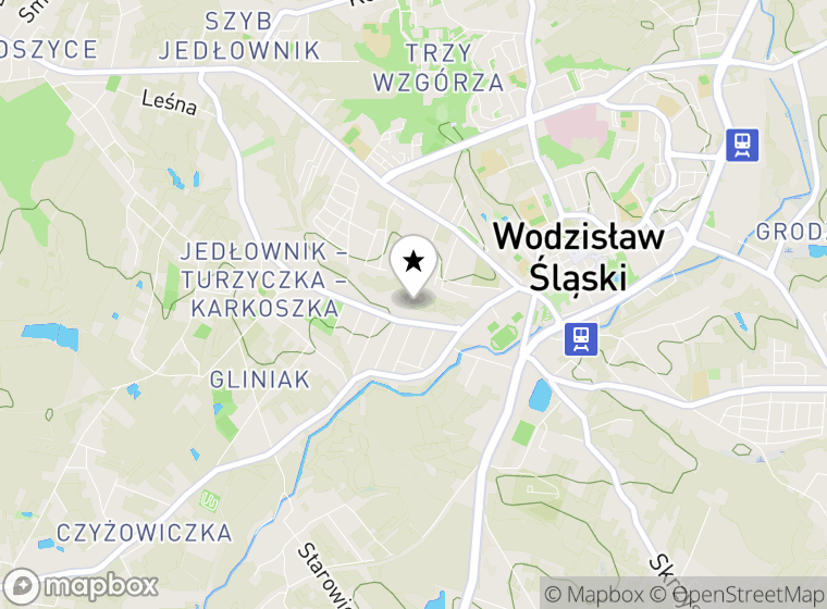 Hulajnogi elektryczne Wodzisław Śląski mapa