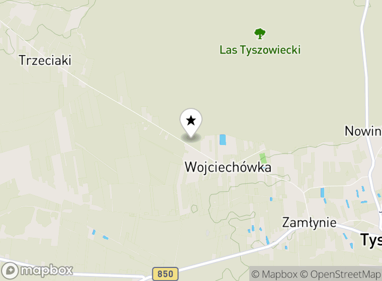 Hulajnogi elektryczne Wojciechówka mapa