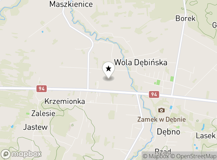 Hulajnogi elektryczne Wola Dębińska mapa