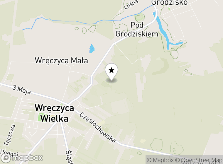 Hulajnogi elektryczne Wręczyca Wielka mapa