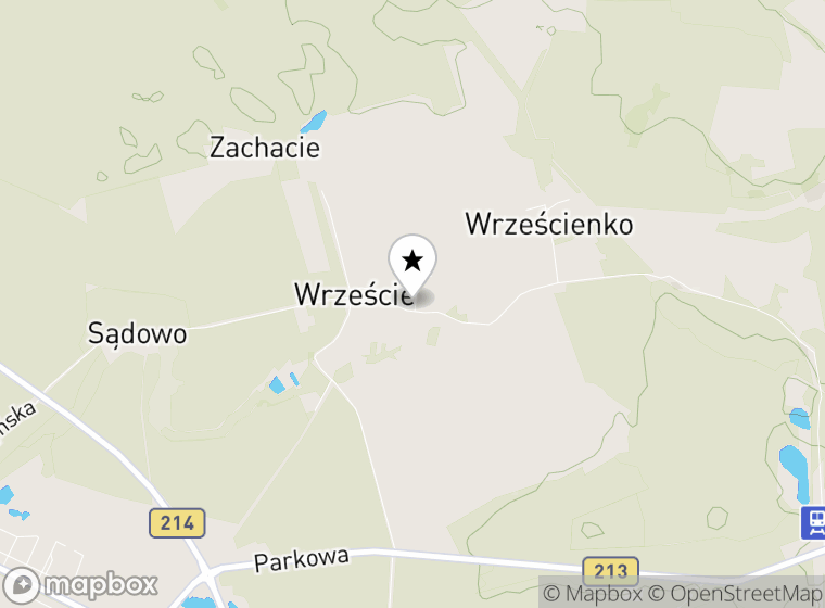 Hulajnogi elektryczne Wrzeście mapa