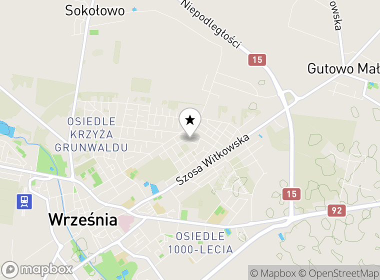 Hulajnogi elektryczne Września mapa