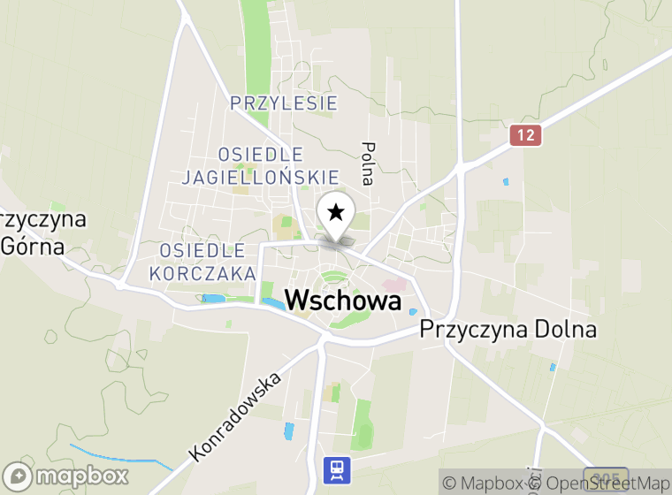 Hulajnogi elektryczne Wschowa mapa