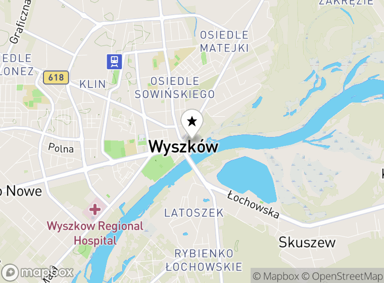 Hulajnogi elektryczne Wyszków mapa