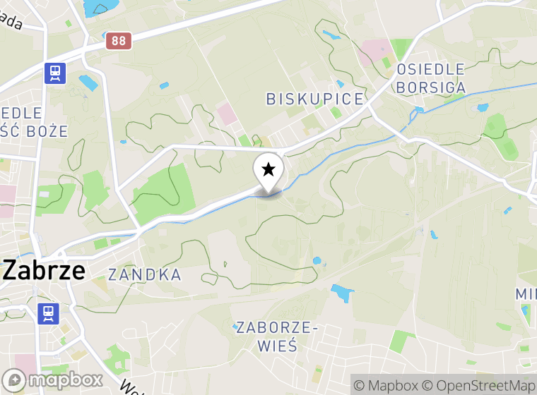 Hulajnogi elektryczne Zabrze mapa