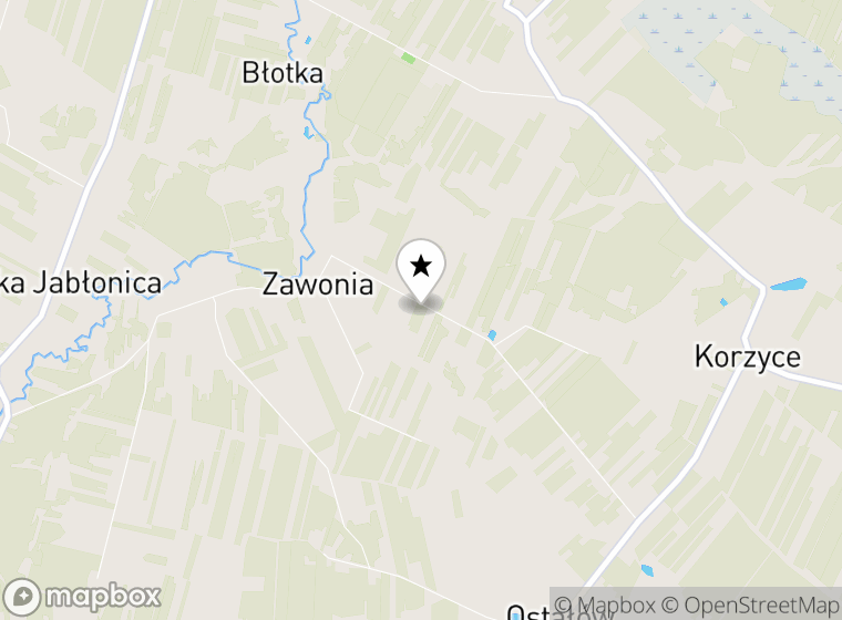 Hulajnogi elektryczne Zawonia mapa