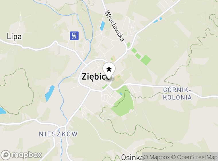 Hulajnogi elektryczne Ziębice mapa