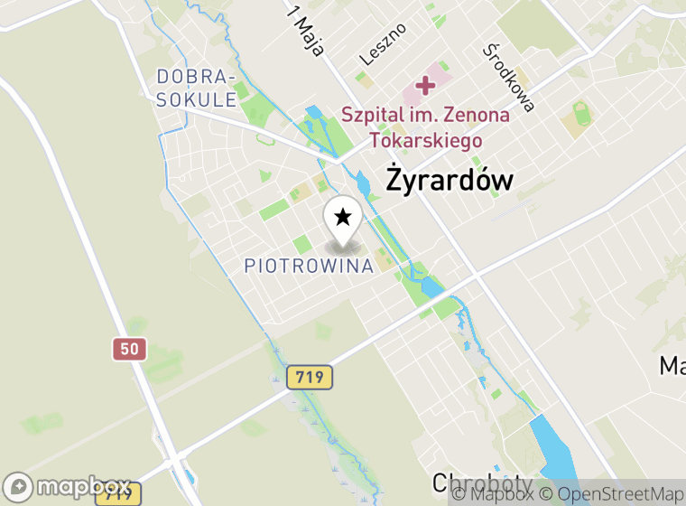 Hulajnogi elektryczne Żyrardów mapa