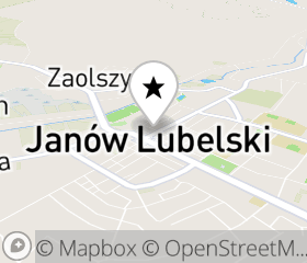 Punkt odbioru hulajnogi elektrycznej Janów Lubelski mapa