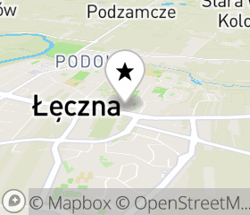 Punkt odbioru hulajnogi elektrycznej Miasto Łęczna mapa