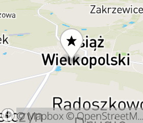 Punkt odbioru hulajnogi elektrycznej Książ Wielkopolski mapa