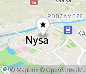 Punkt odbioru hulajnogi elektrycznej Nysa mapa