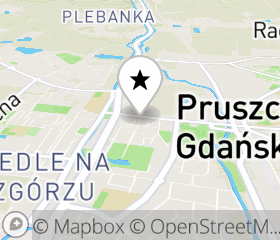 Punkt odbioru hulajnogi elektrycznej Pruszcz Gdański mapa