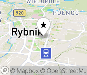 Punkt odbioru hulajnogi elektrycznej Rybnik mapa