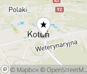 Punkt odbioru hulajnogi elektrycznej Kotuń mapa