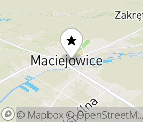 Punkt odbioru hulajnogi elektrycznej Maciejowice mapa