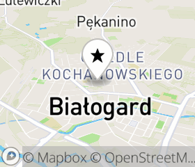 Punkt odbioru hulajnogi elektrycznej Białogard mapa