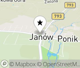 Punkt odbioru hulajnogi elektrycznej Janów mapa