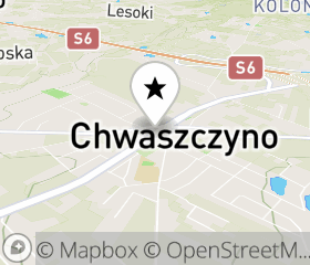 Punkt odbioru hulajnogi elektrycznej Chwaszczyno mapa