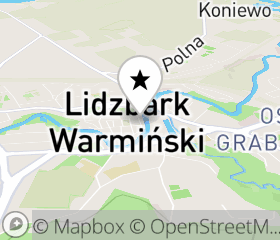 Punkt odbioru hulajnogi elektrycznej Lidzbark Warmiński mapa