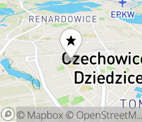 Punkt odbioru hulajnogi elektrycznej Czechowice-Dziedzice mapa