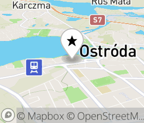 Punkt odbioru hulajnogi elektrycznej Miasto Ostróda mapa