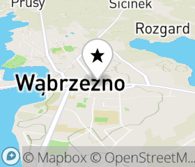 Punkt odbioru hulajnogi elektrycznej Wąbrzeźno mapa