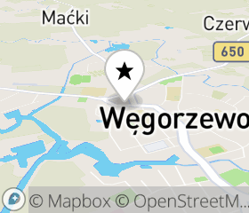 Punkt odbioru hulajnogi elektrycznej Węgorzewo mapa