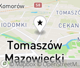 Punkt odbioru hulajnogi elektrycznej Tomaszów Mazowiecki mapa