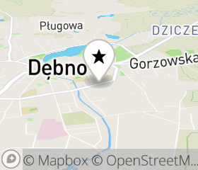 Punkt odbioru hulajnogi elektrycznej Dębno mapa