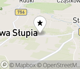 Punkt odbioru hulajnogi elektrycznej Stara Słupia mapa