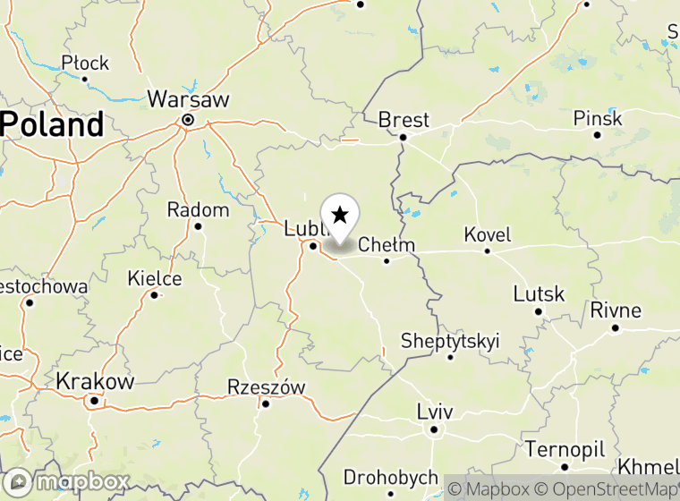 Hulajnogi elektryczne Lubelskie mapa